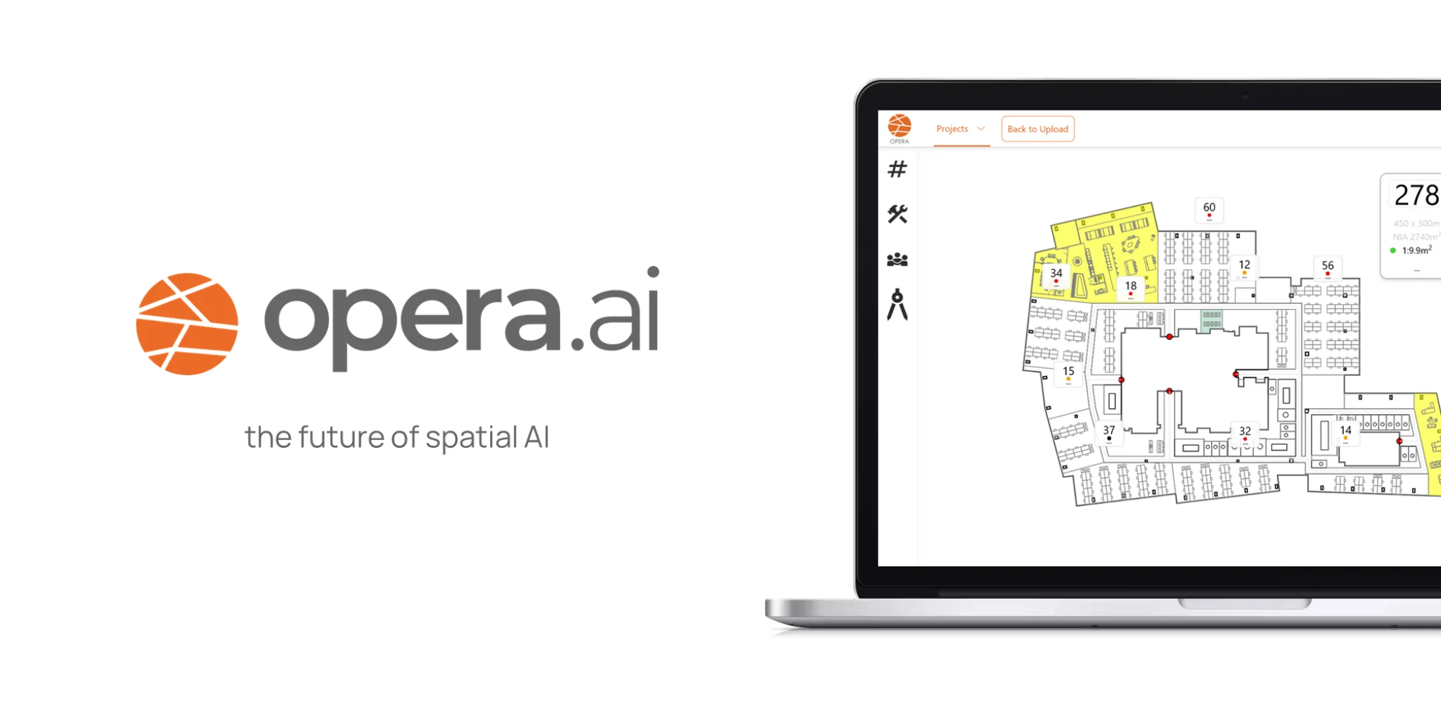 Opera.ai identity and spatial planning interface
